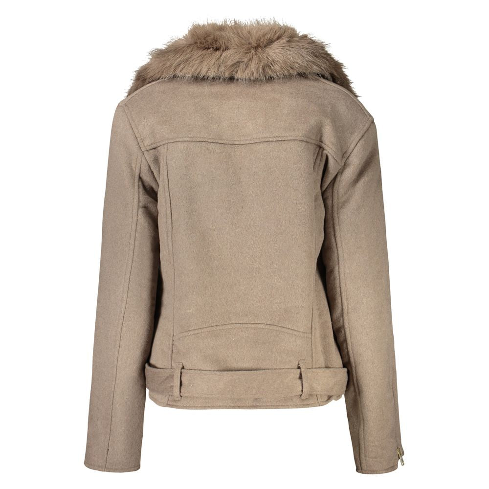 Vestes et manteaux en coton beige Guess Jeans