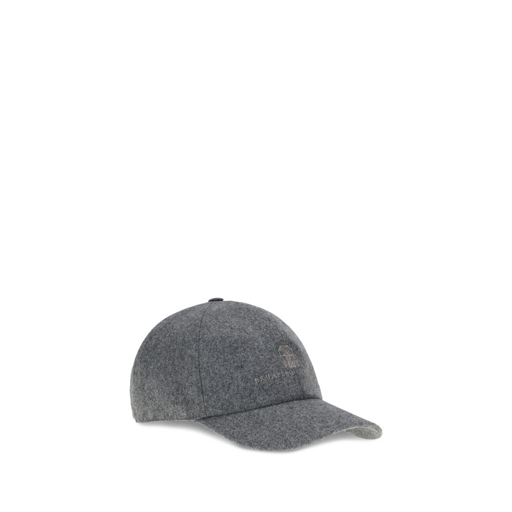Casquette de baseball avec logo Brunello Cucinelli