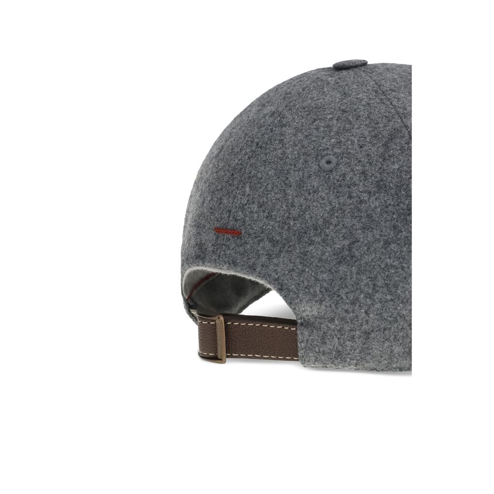 Casquette de baseball avec logo Brunello Cucinelli