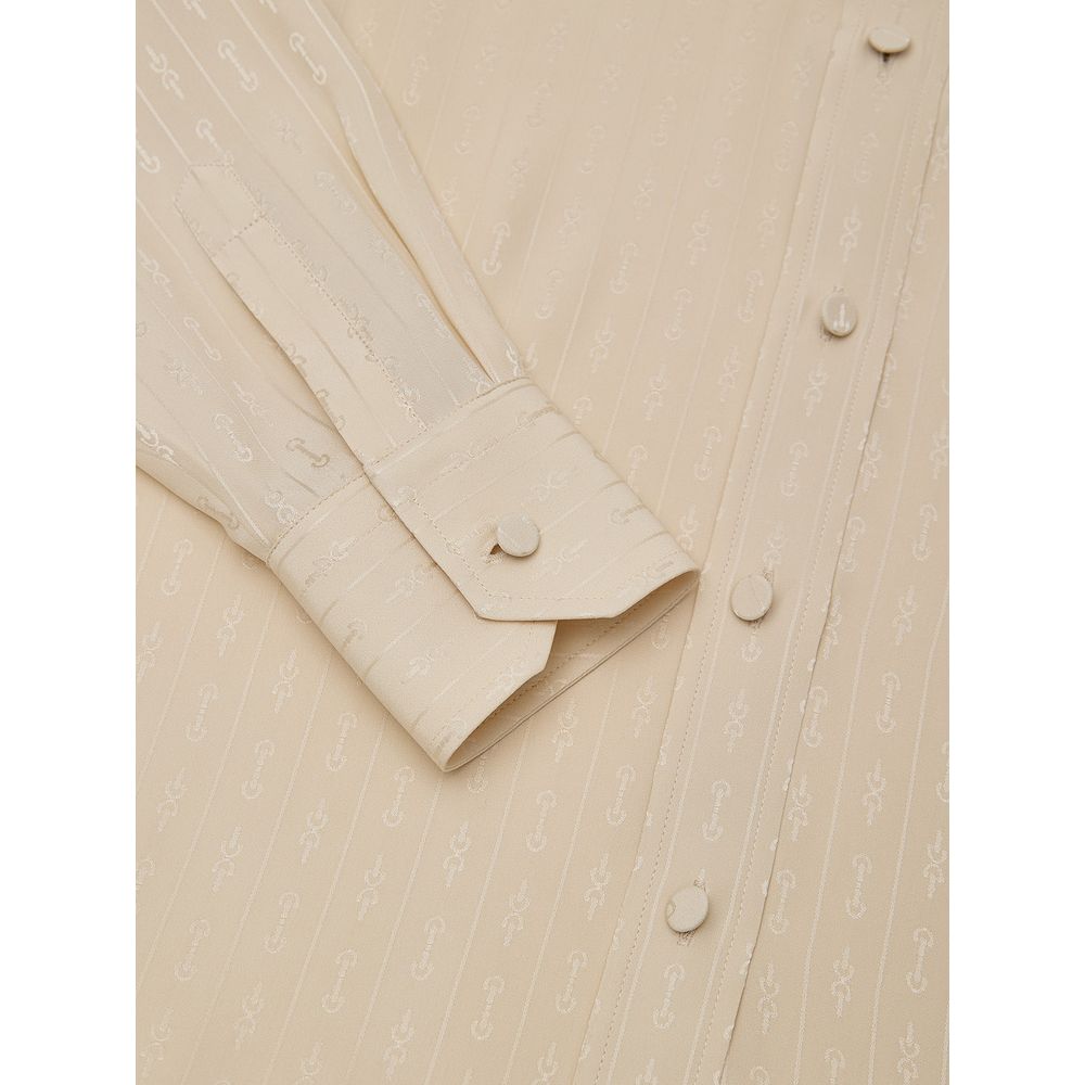Chemise en soie beige Gucci