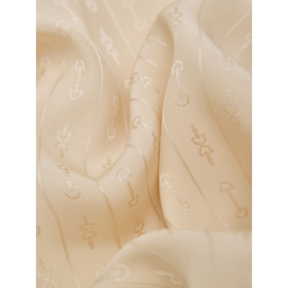 Chemise en soie beige Gucci