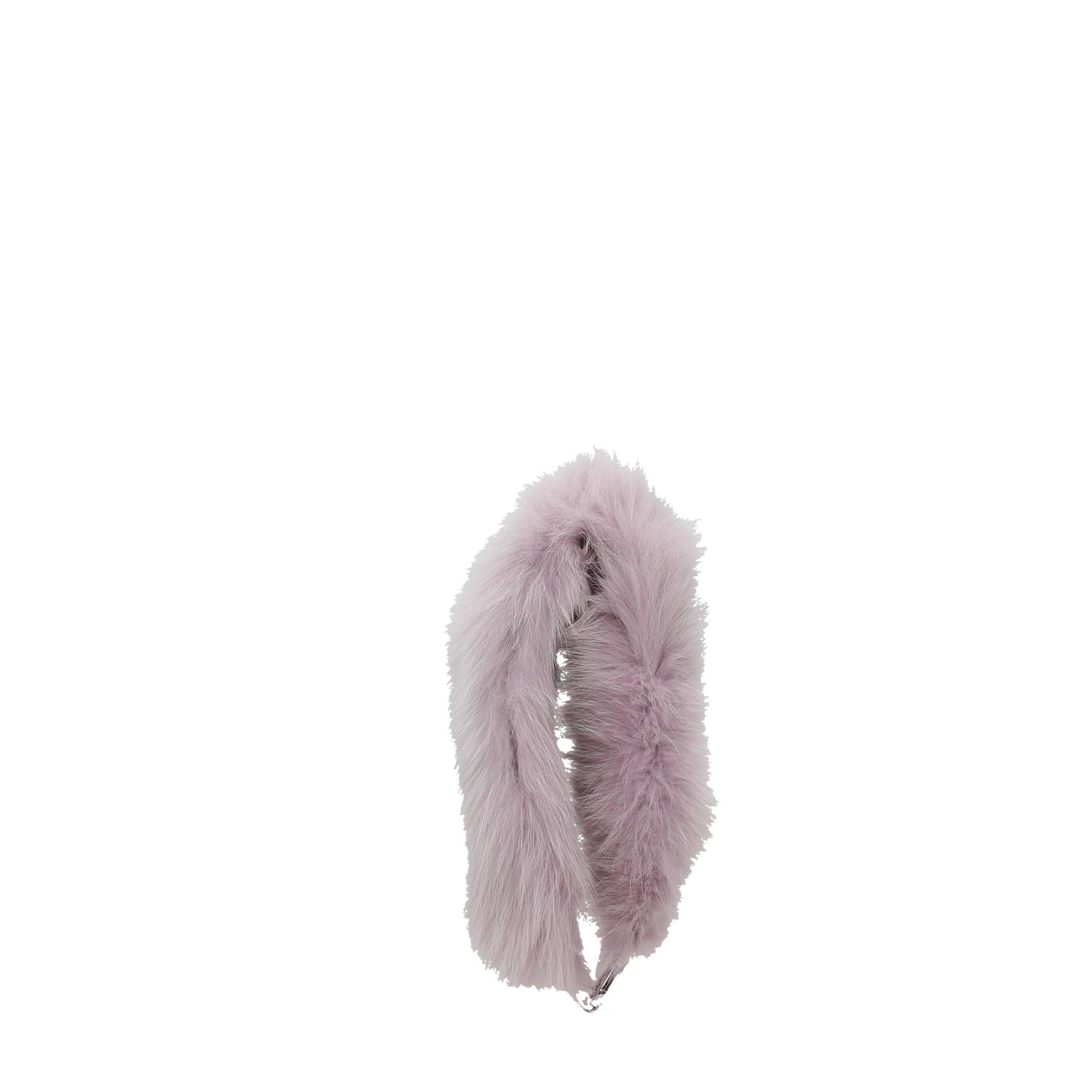 Sacs à bandoulière en fourrure violette Miu Miu