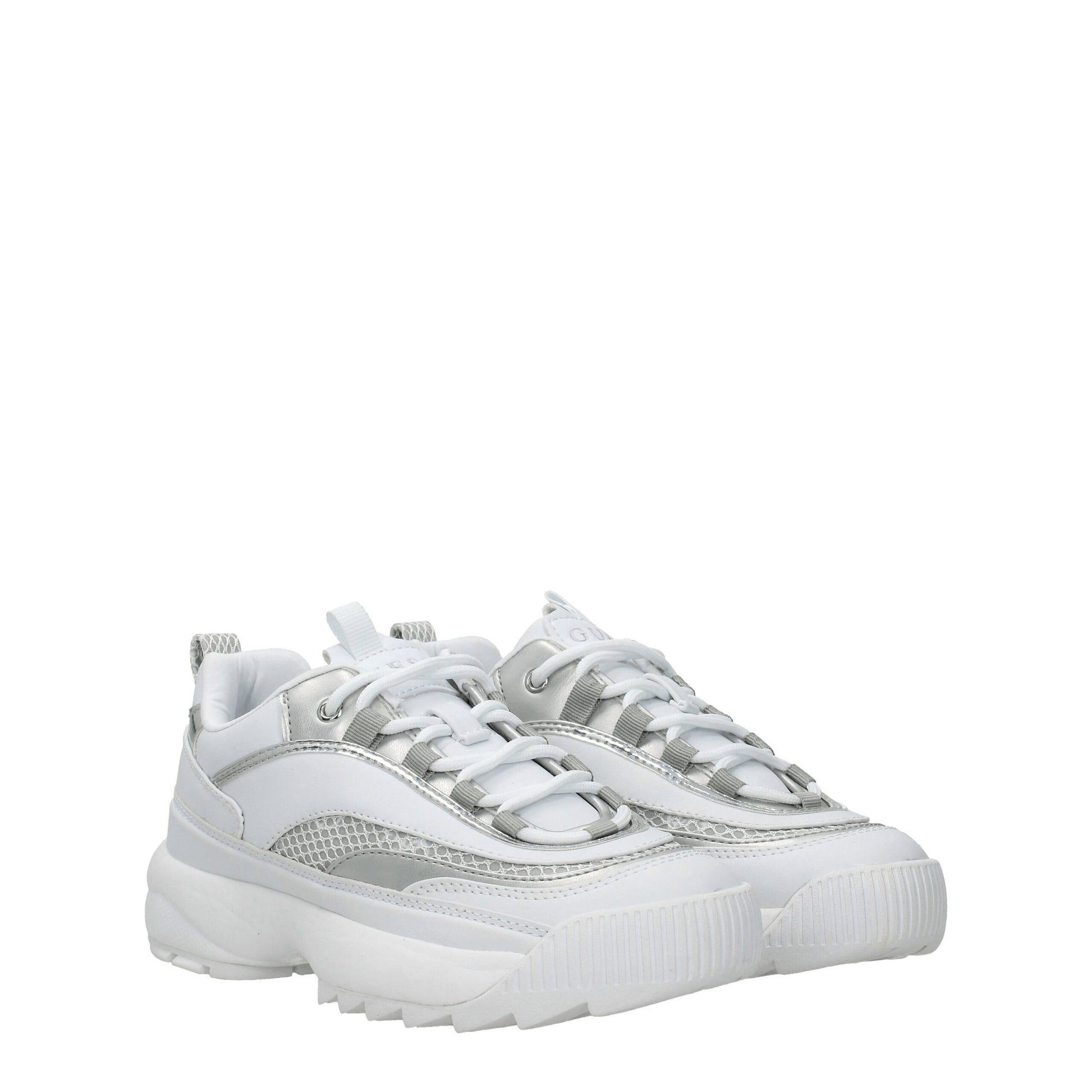 Baskets épaisses Guess en polyéthylène blanc