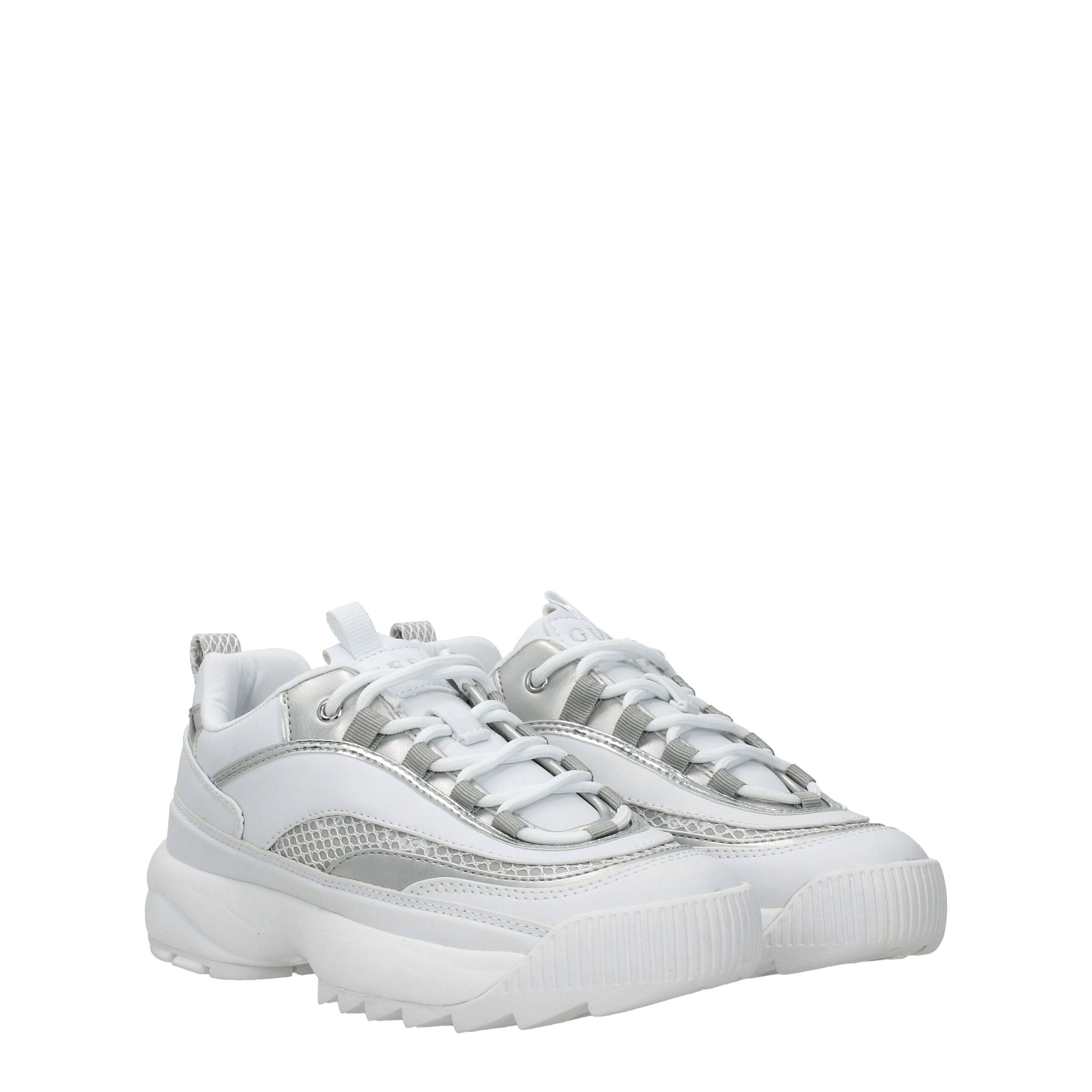 Baskets épaisses Guess en polyéthylène blanc