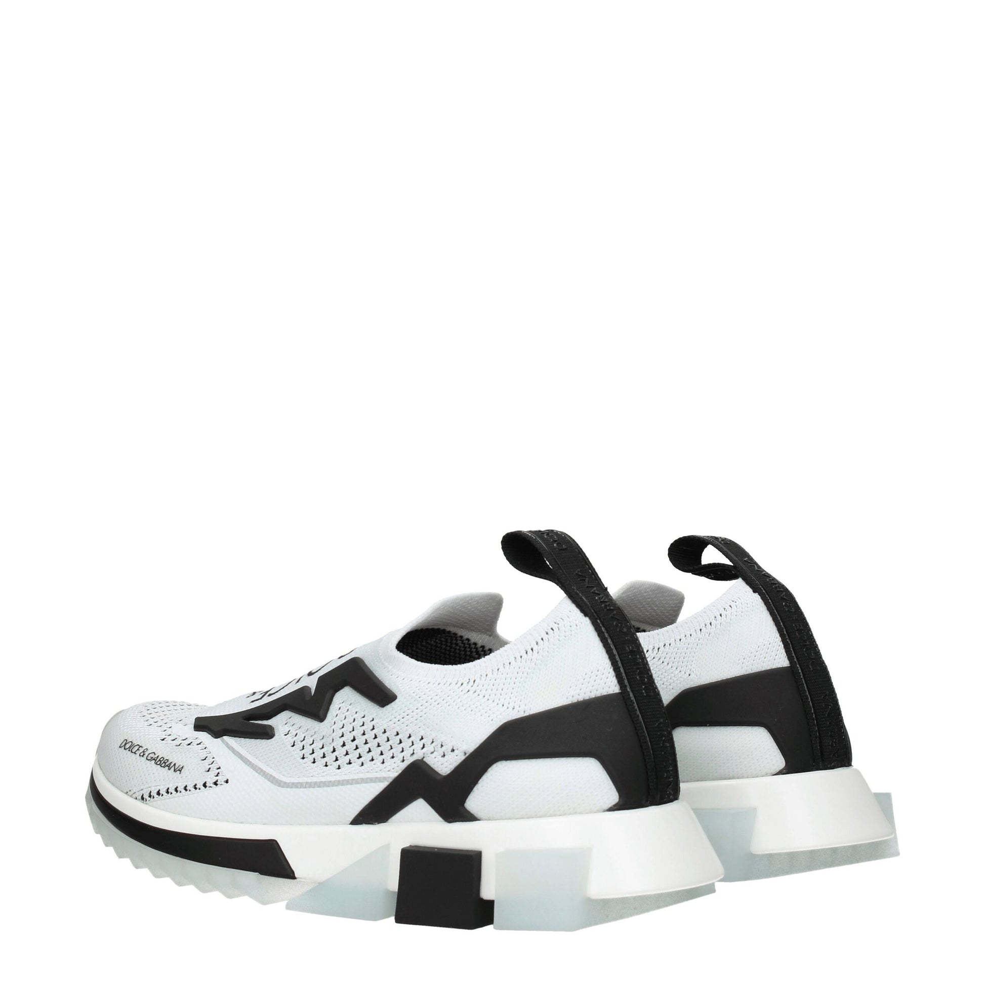 Baskets de sport en tissu blanc Dolce &amp; Gabbana