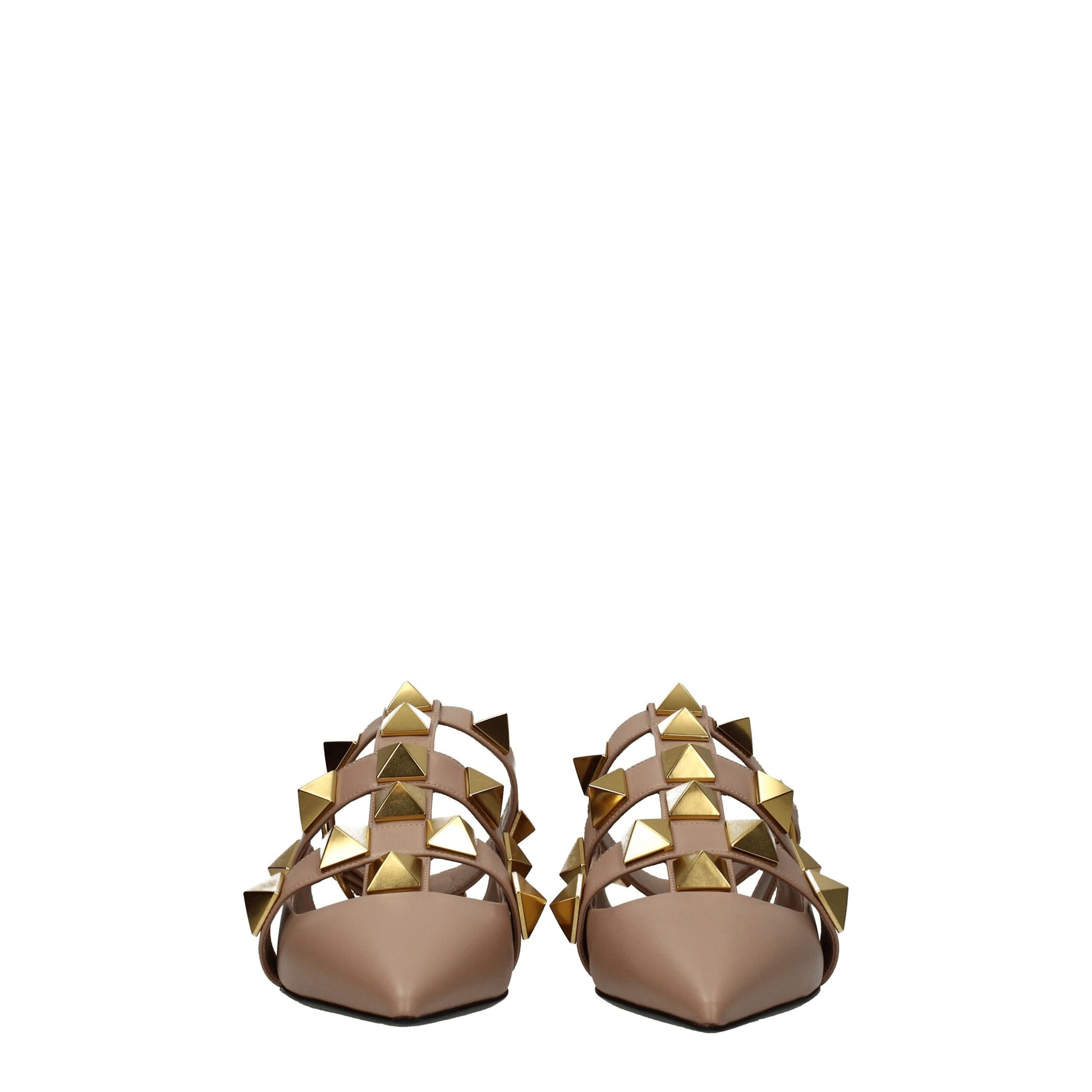 Sandale en cuir rose Valentino Garavani