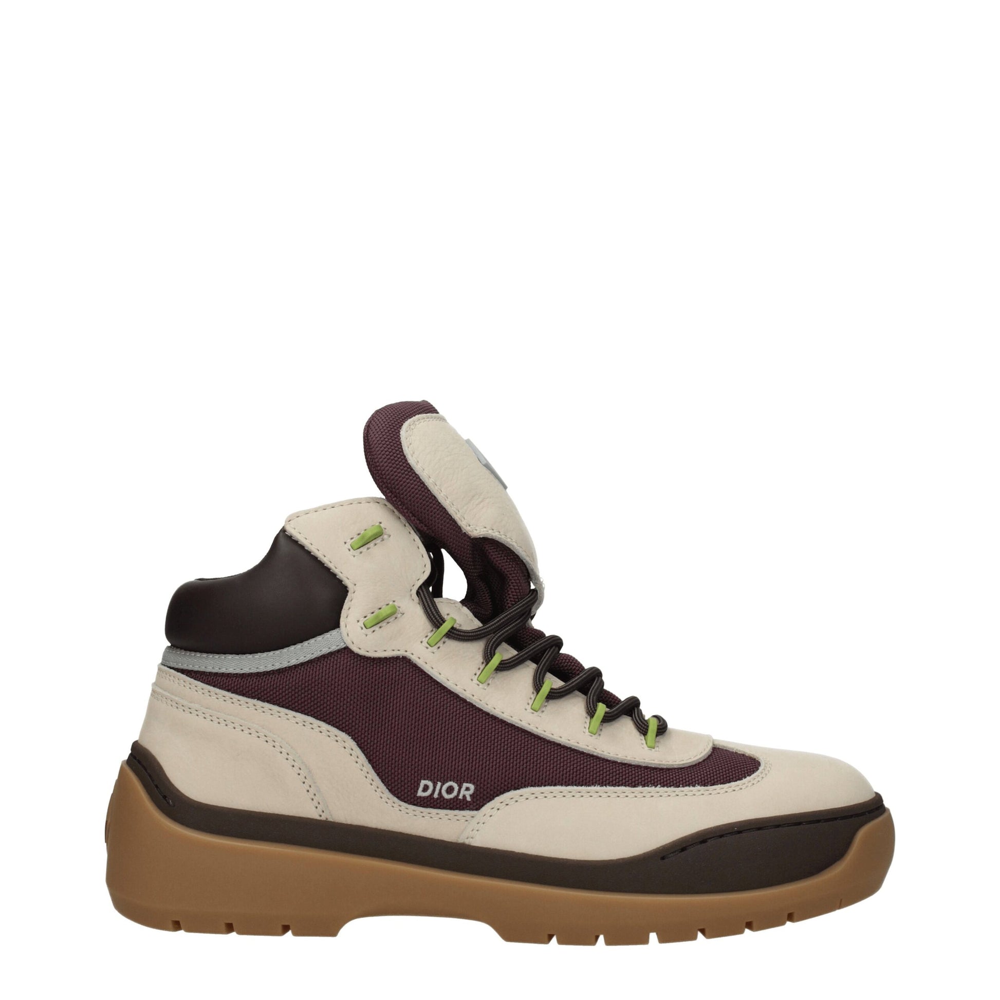 Bottines en cuir beige Christian Dior