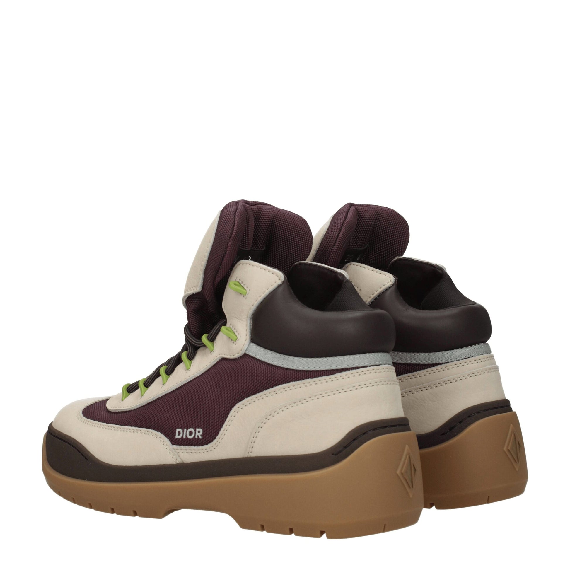 Bottines en cuir beige Christian Dior