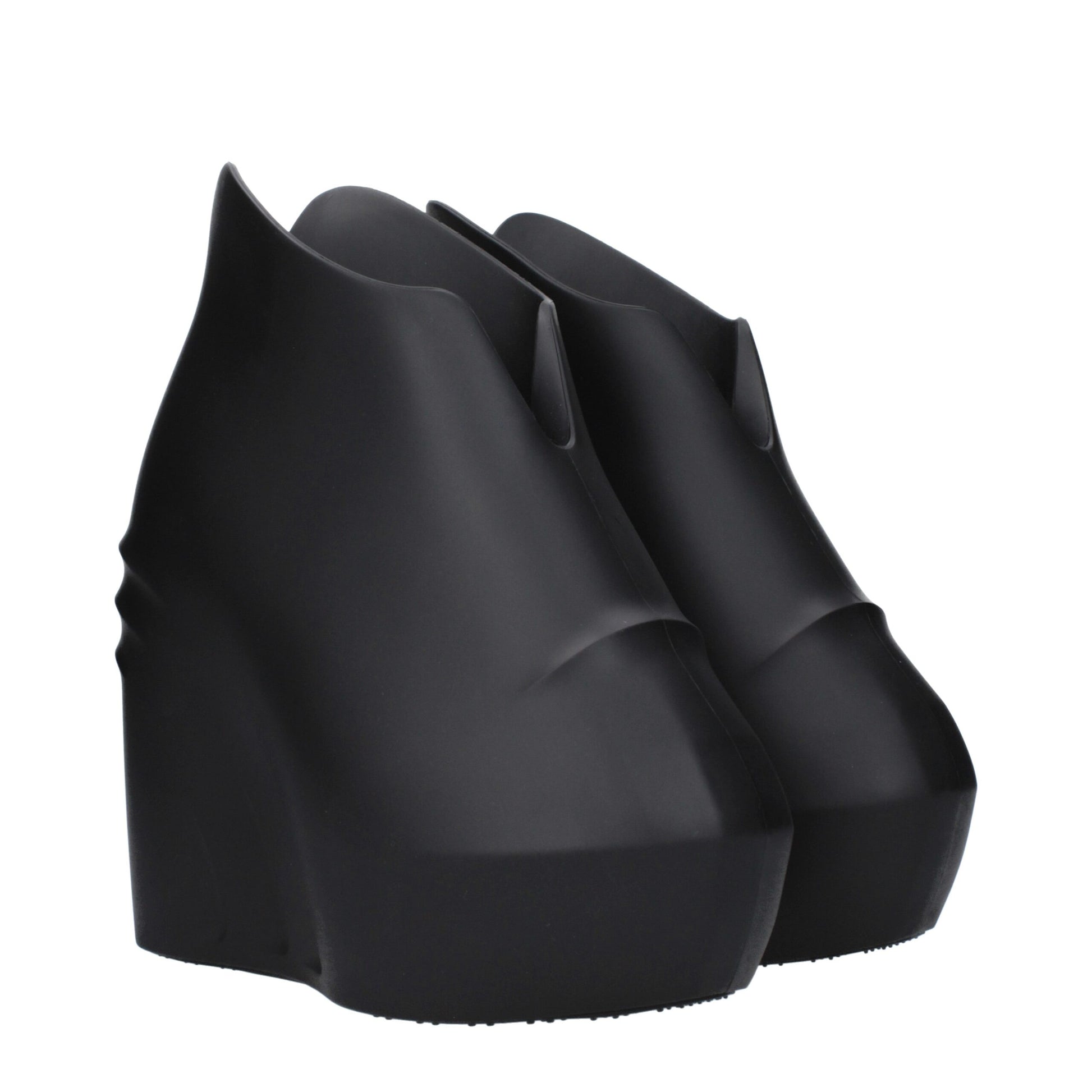 Givenchy Black Cotton Wedges Sandals