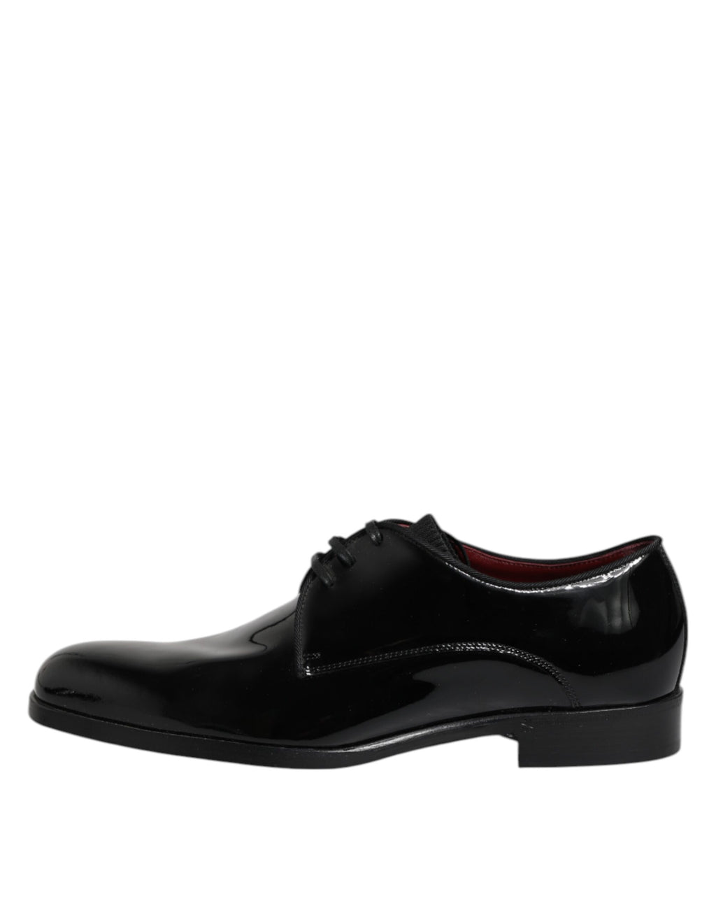 Chaussures Derby habillées à lacets en cuir noir Dolce &amp; Gabbana pour homme