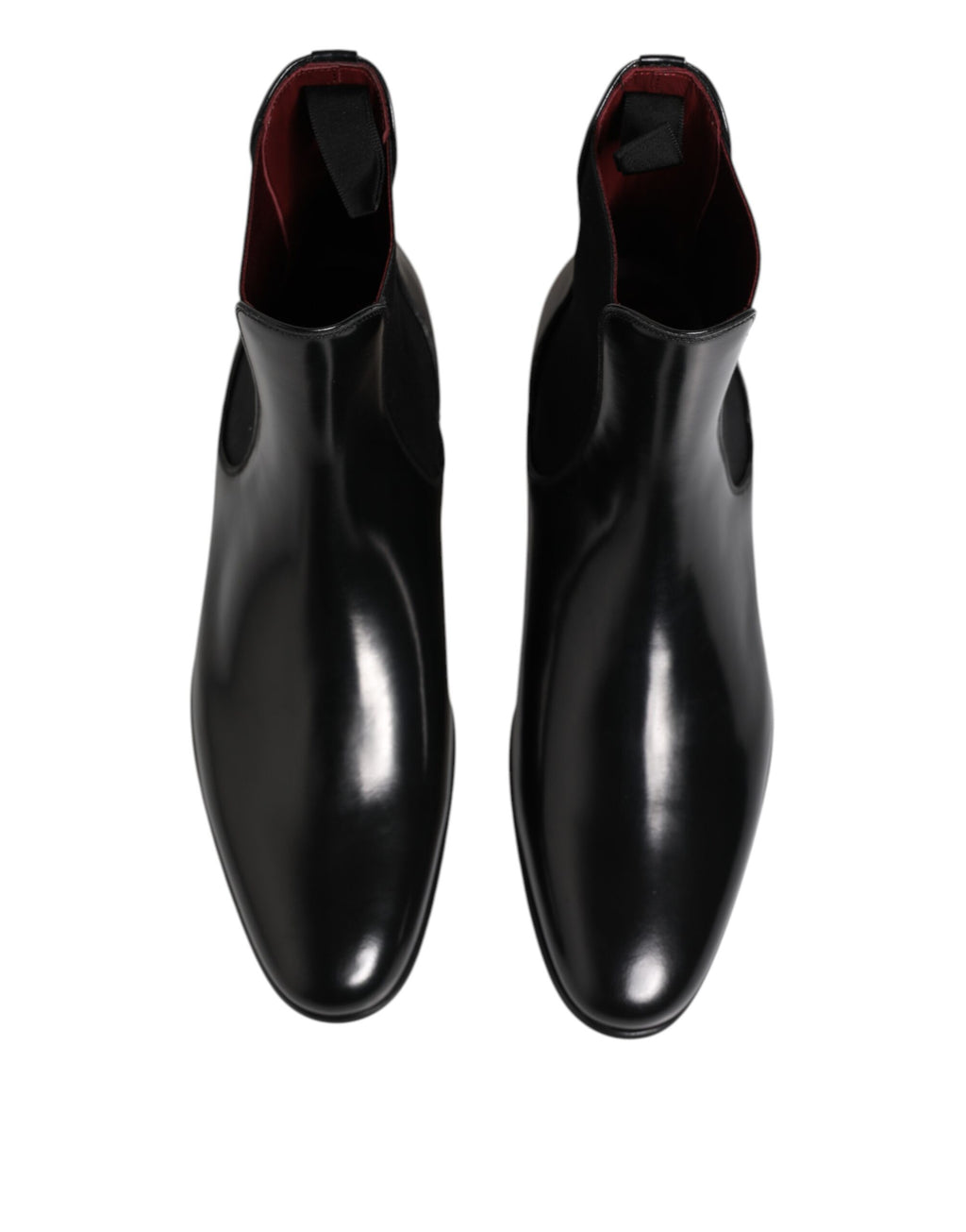 Bottines Chelsea noires mi-mollet Dolce &amp; Gabbana