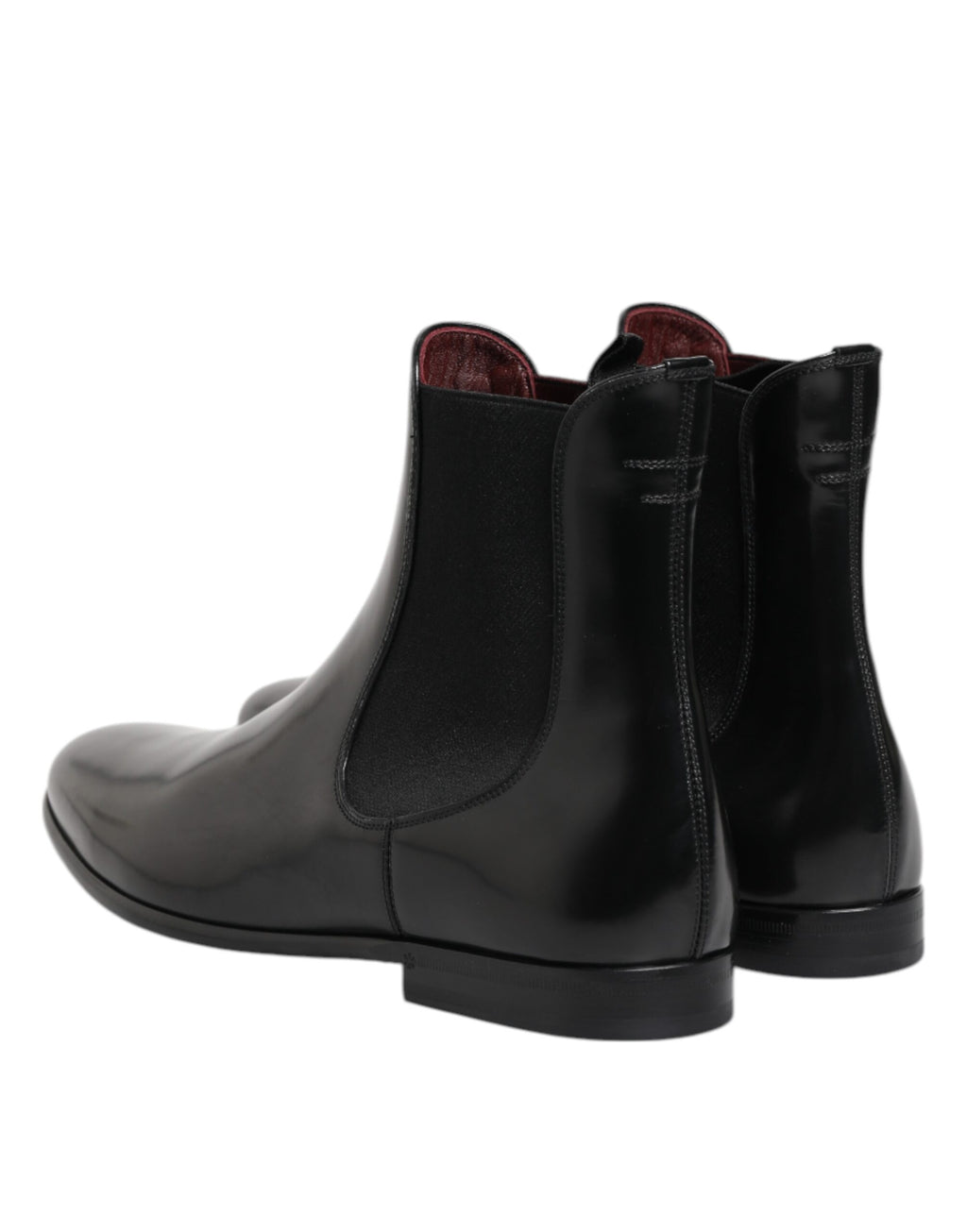 Bottines Chelsea noires mi-mollet Dolce &amp; Gabbana