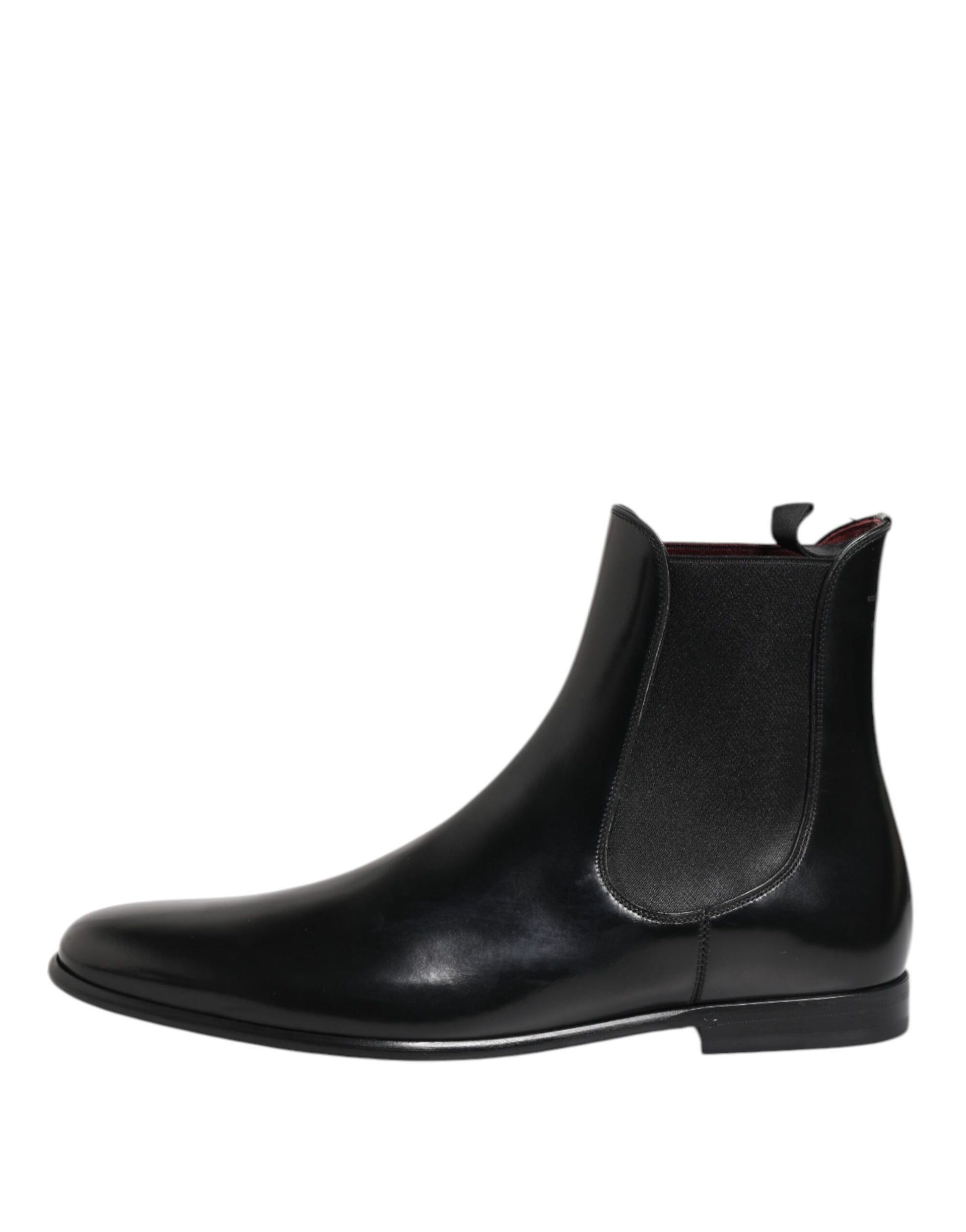Bottines Chelsea noires mi-mollet Dolce &amp; Gabbana