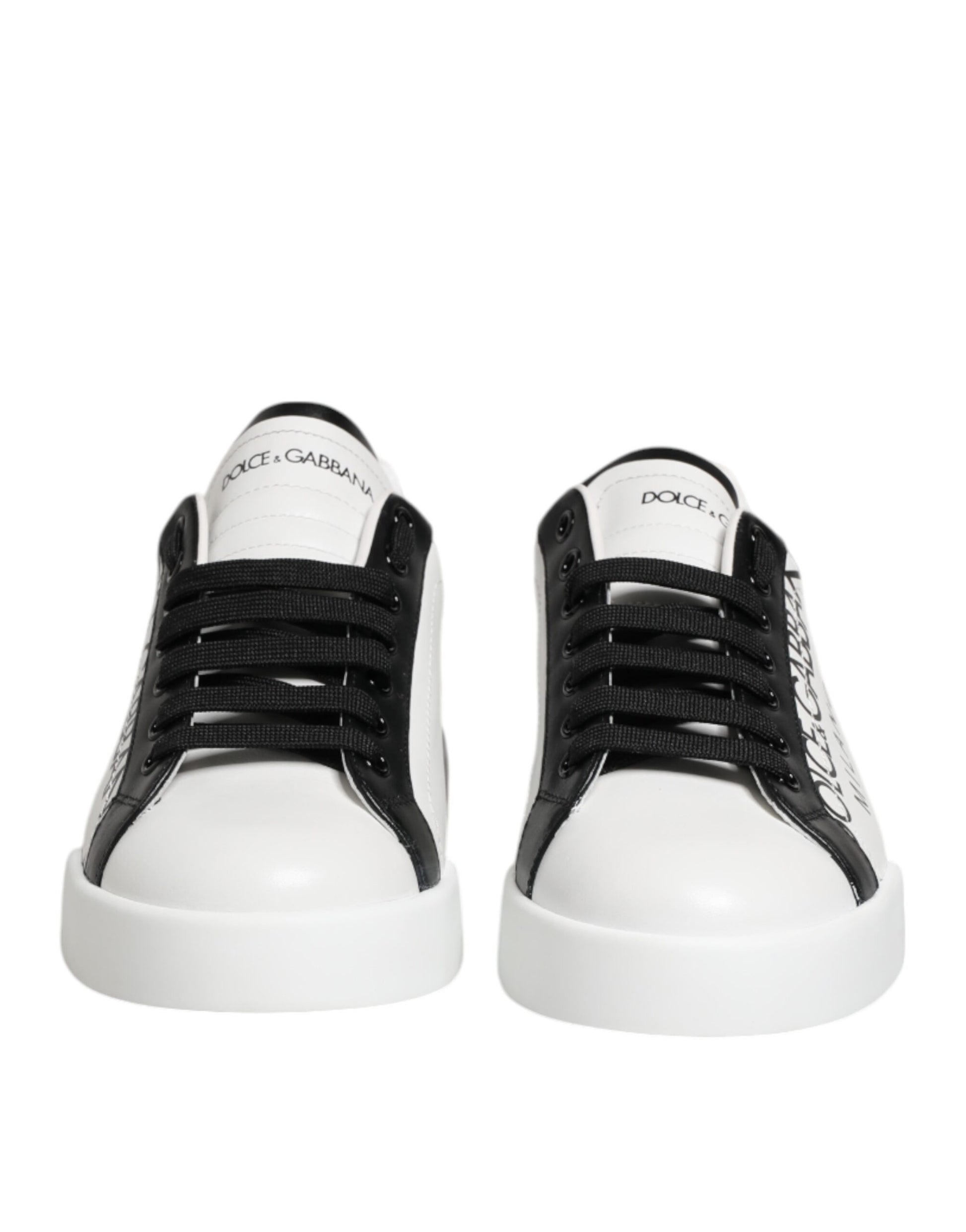 Baskets basses Dolce &amp; Gabbana pour homme, blanches et noires