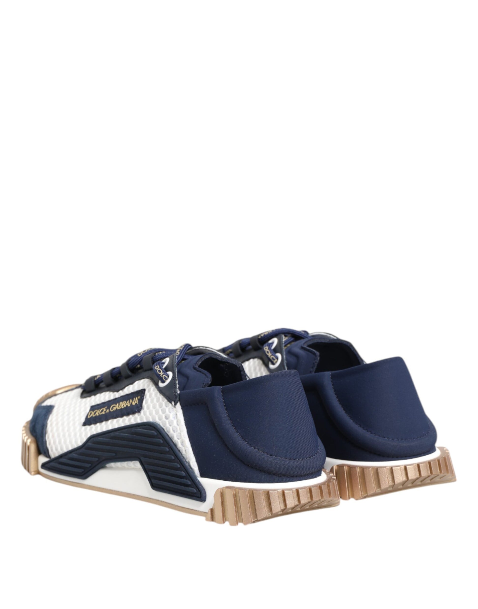 Baskets basses Dolce &amp; Gabbana NS1 bleu et blanc pour homme