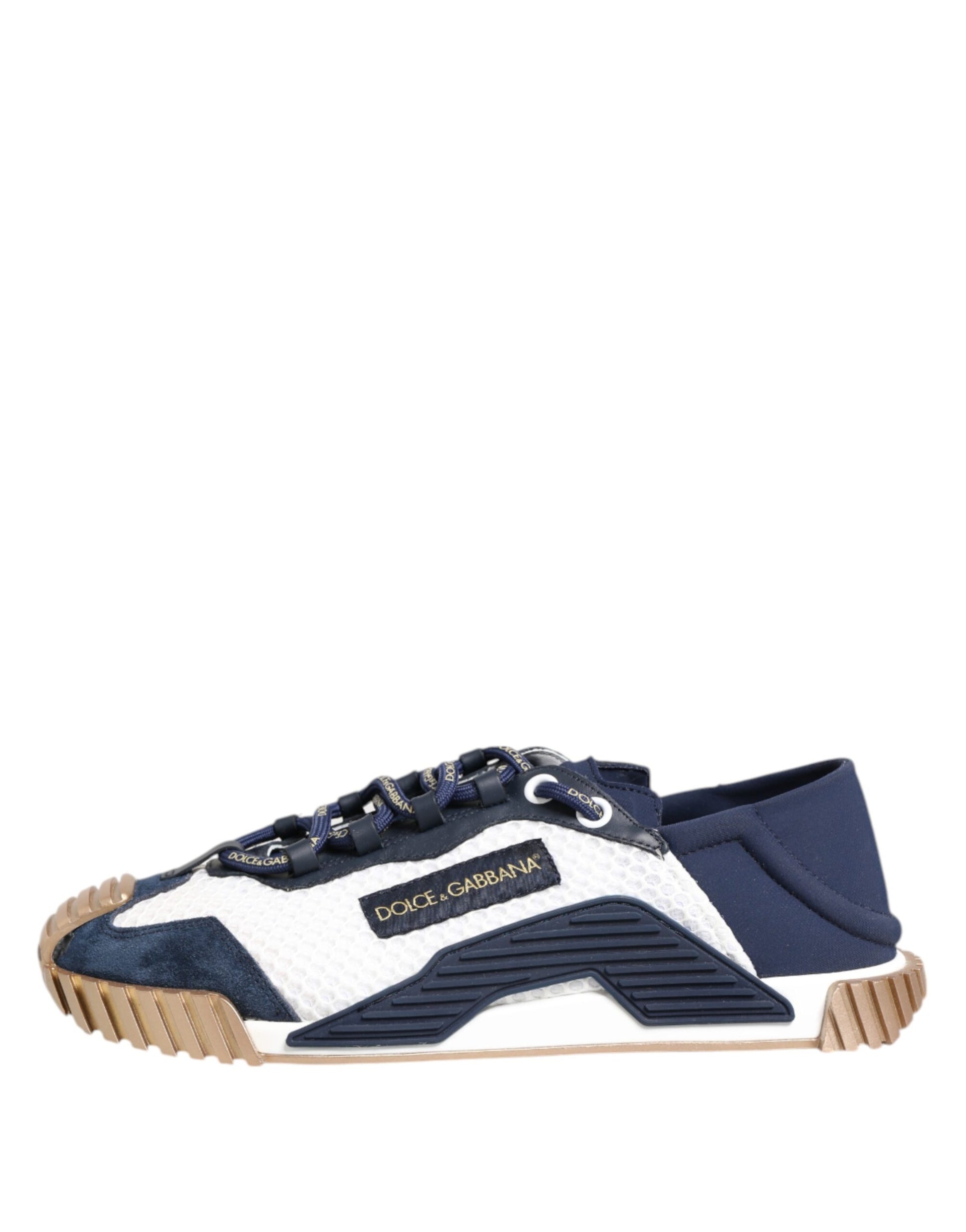 Baskets basses Dolce &amp; Gabbana NS1 bleu et blanc pour homme