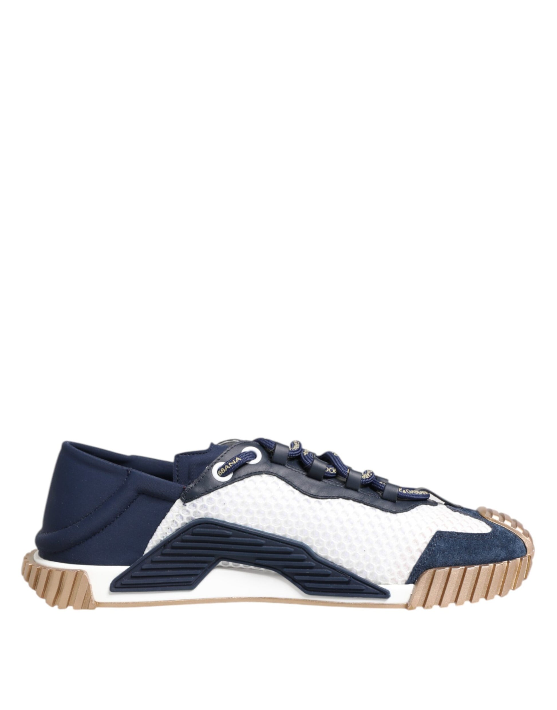 Baskets basses Dolce &amp; Gabbana NS1 bleu et blanc pour homme