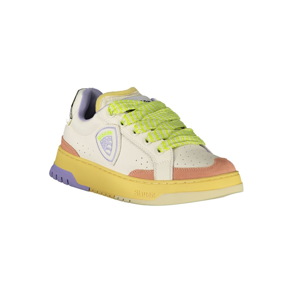 Baskets Blauer en cuir blanc pour femme