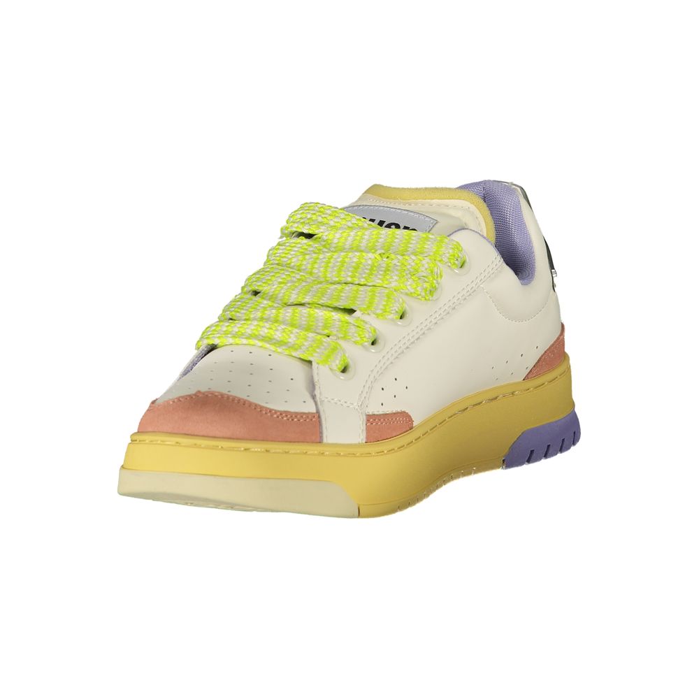Baskets Blauer en cuir blanc pour femme
