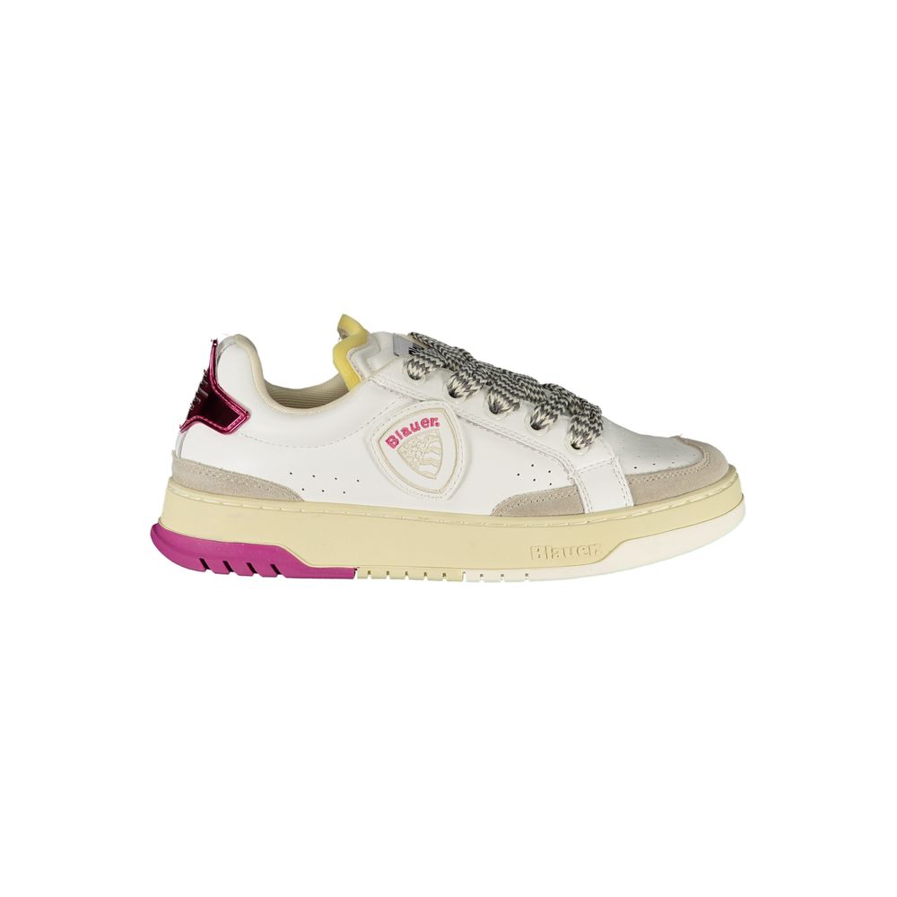 Baskets Blauer en cuir blanc pour femme