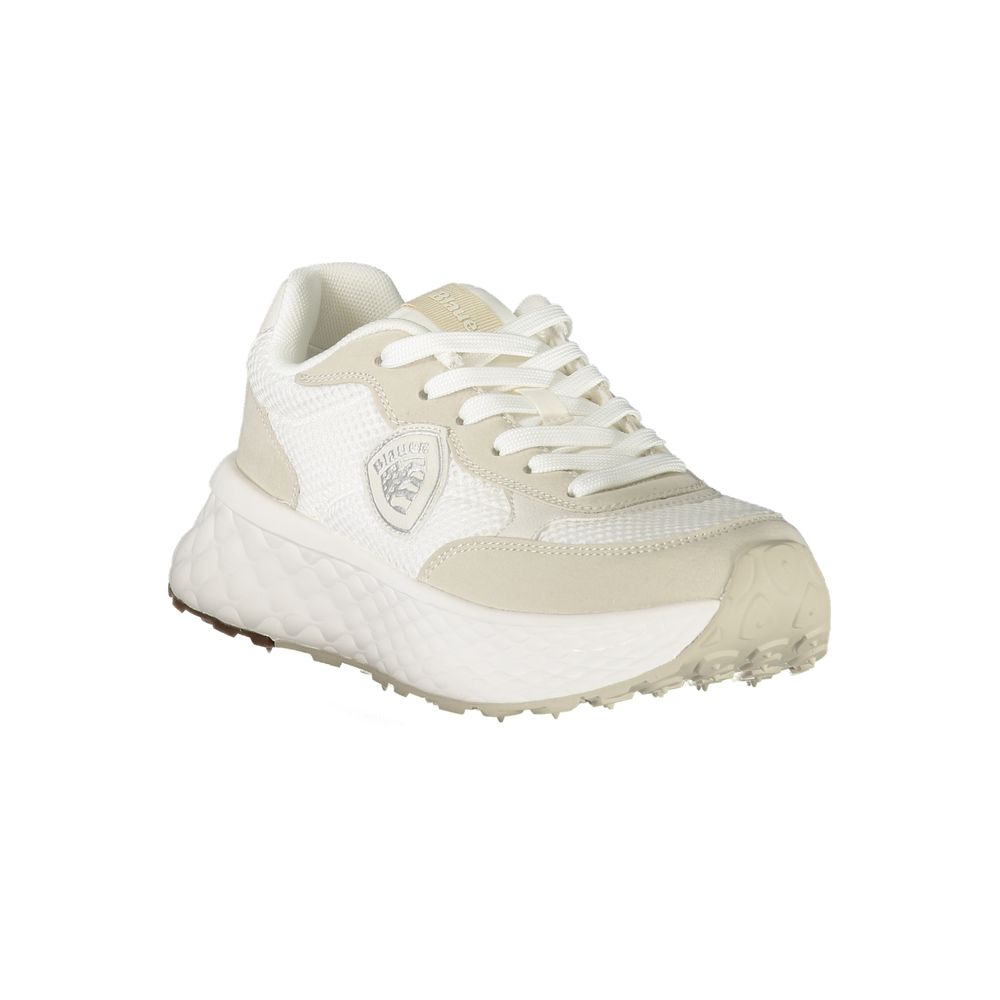 Baskets femme en polyester blanc Blauer