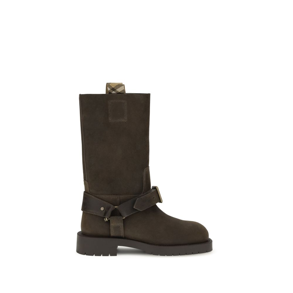 Bottines en daim Burberry Saddle