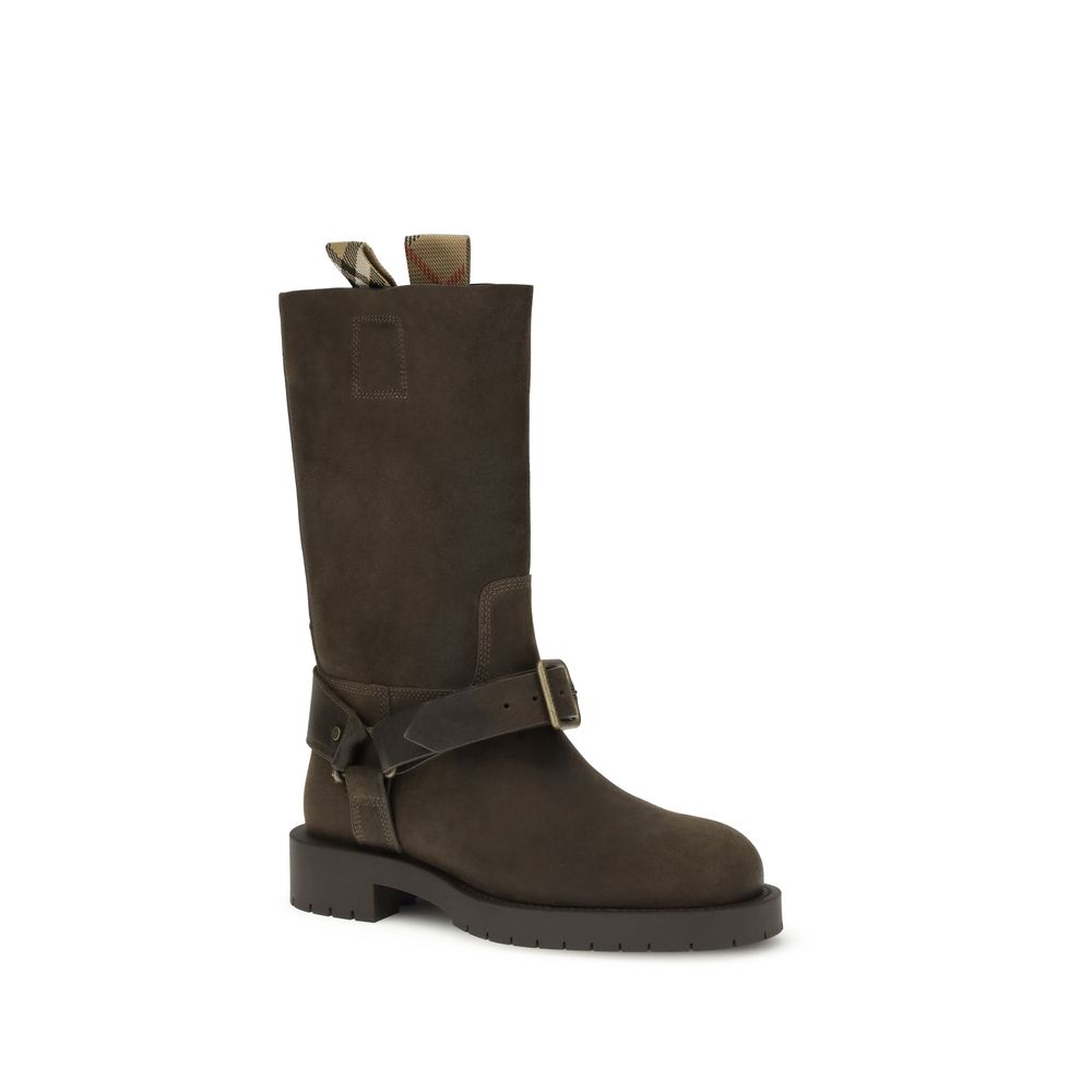 Bottines en daim Burberry Saddle