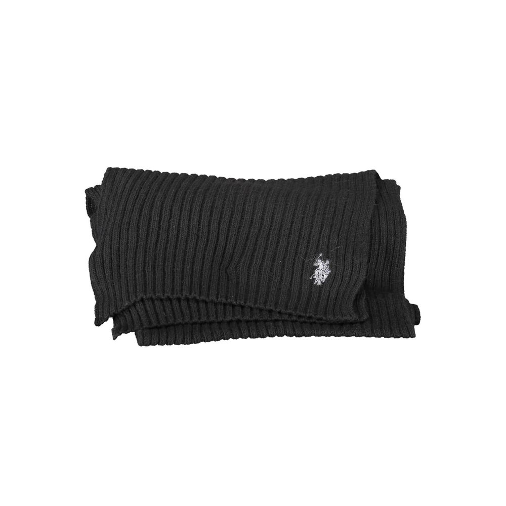 Écharpe en laine noire US POLO ASSN.