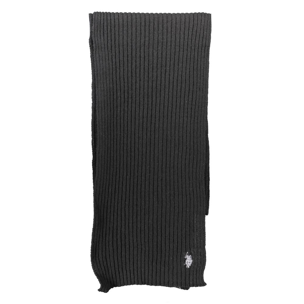 Écharpe en laine noire US POLO ASSN.