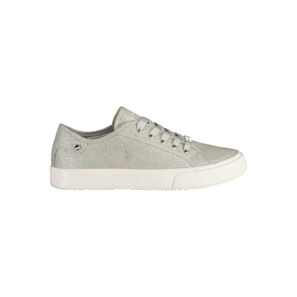 Baskets grises en polyester US POLO ASSN.
