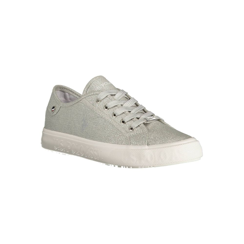 Baskets grises en polyester US POLO ASSN.