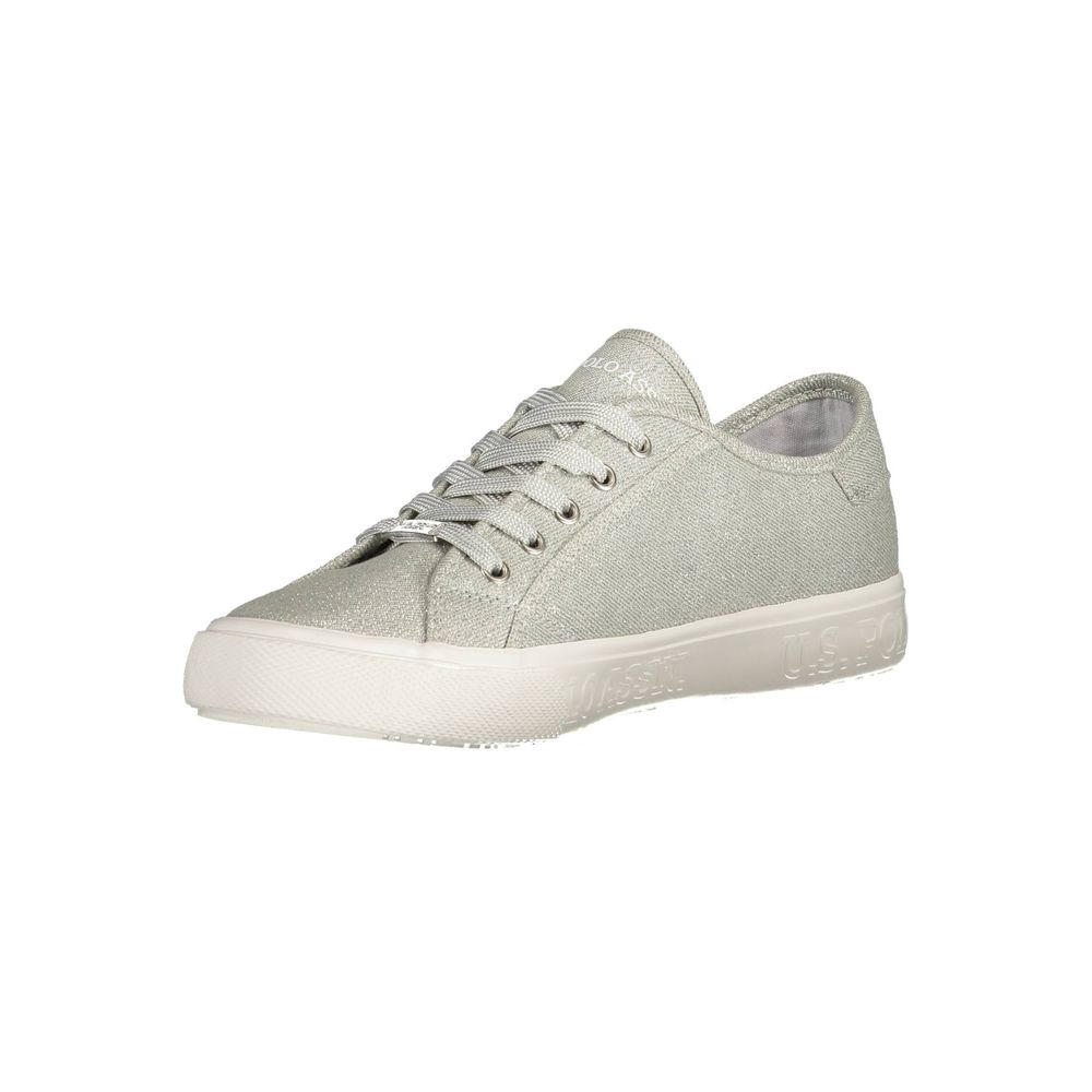 Baskets grises en polyester US POLO ASSN.
