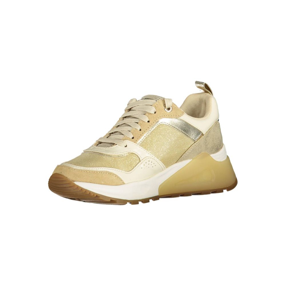 Baskets en polyester doré US POLO ASSN.