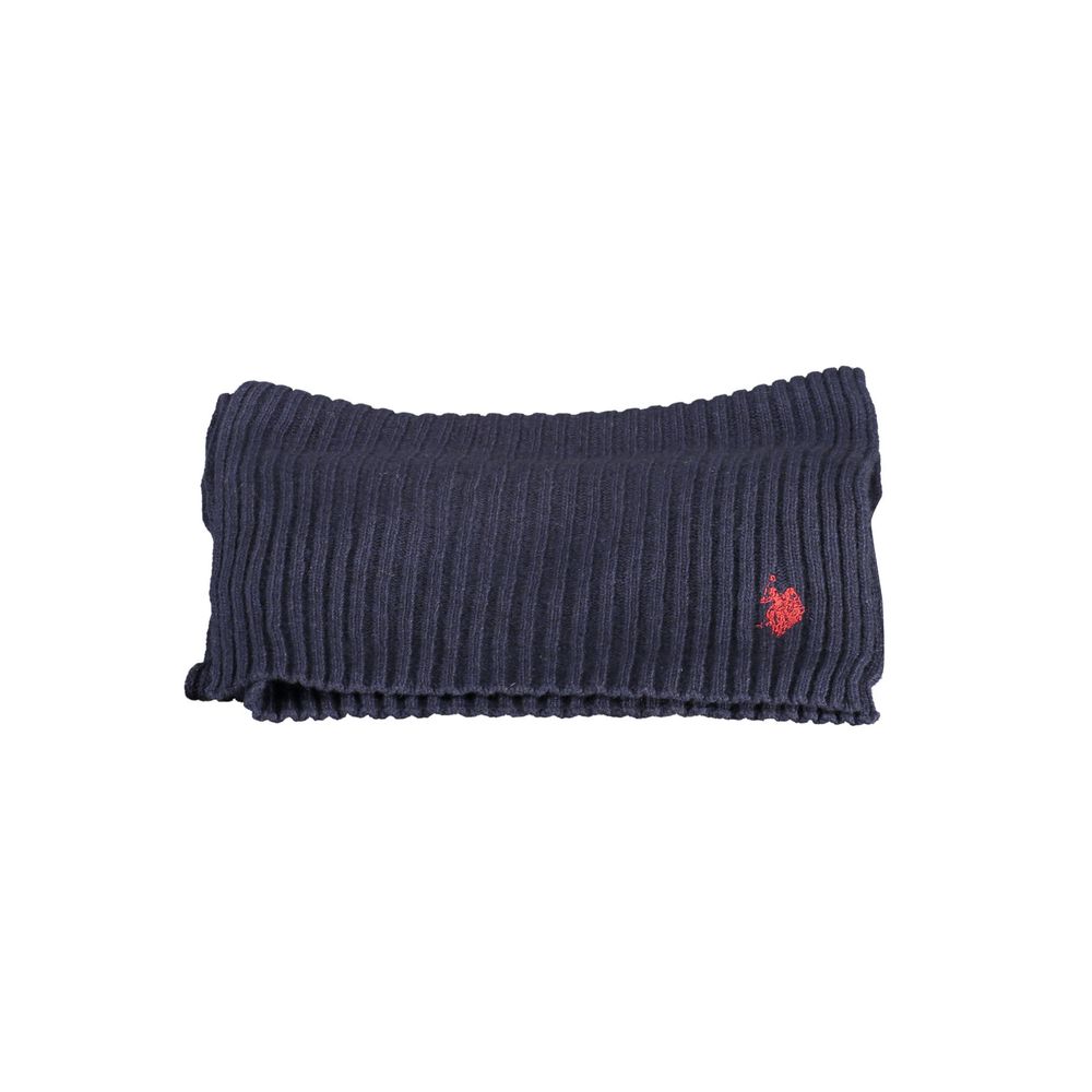 Écharpe en laine bleue US POLO ASSN.