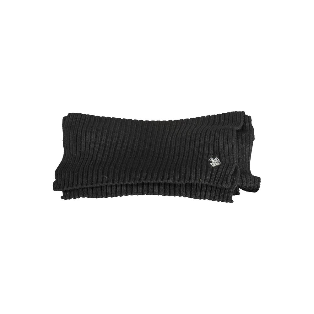 Écharpe en laine noire US POLO ASSN.
