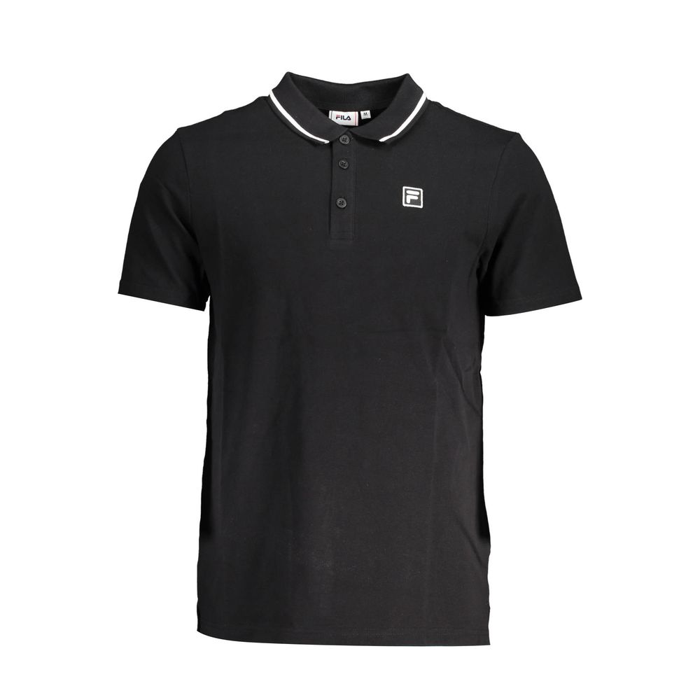 Polo Fila en coton noir