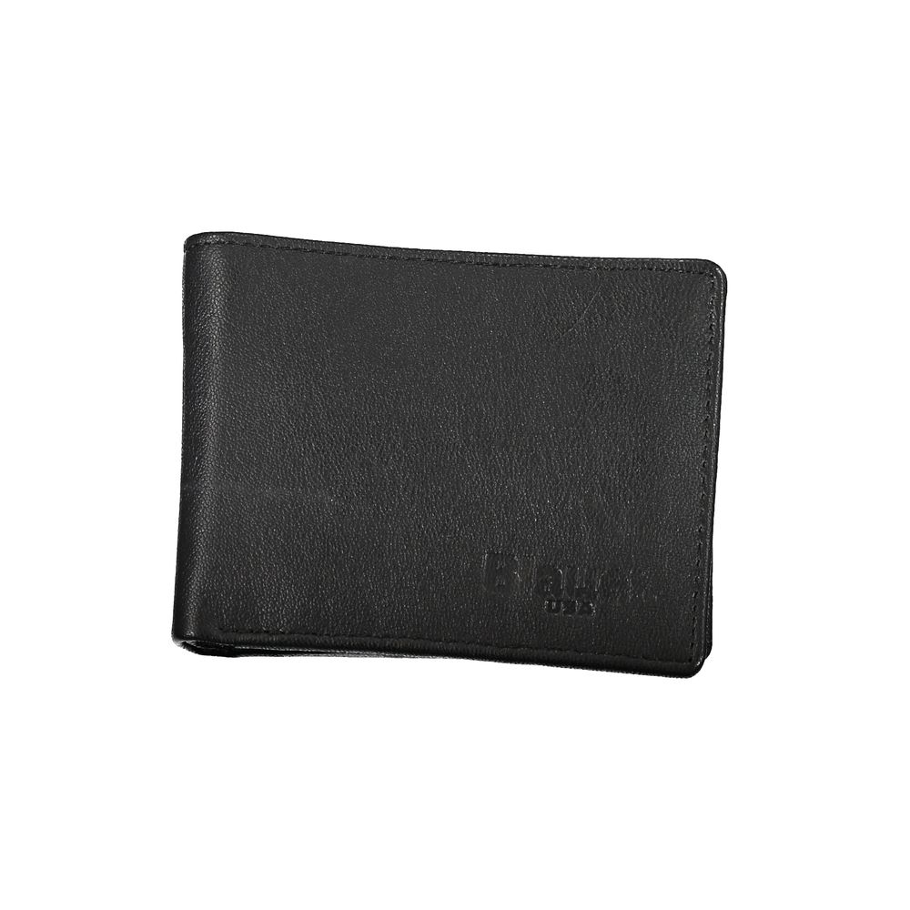 Portefeuille en cuir noir Blauer
