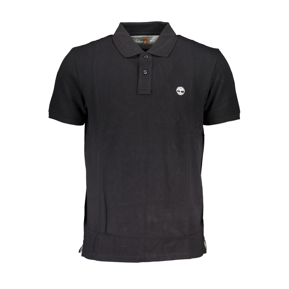 Polo en coton noir Timberland
