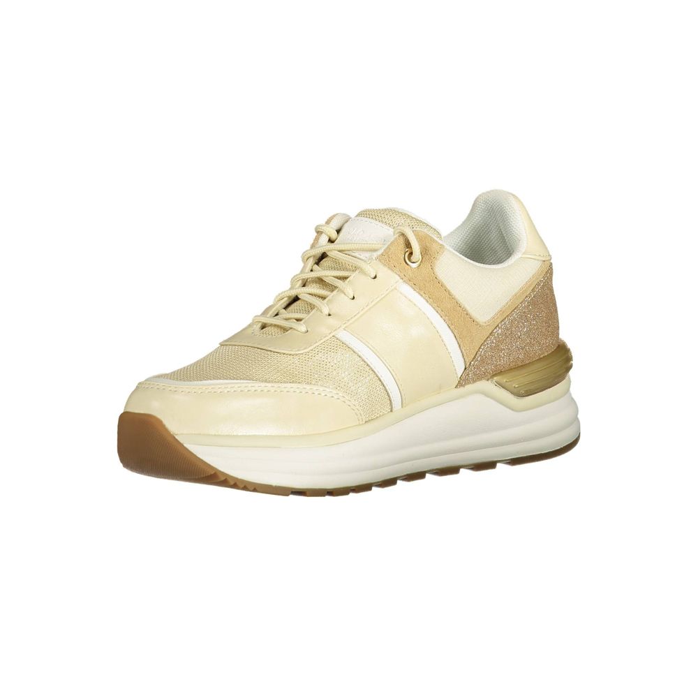 Baskets beiges en polyester US POLO ASSN.
