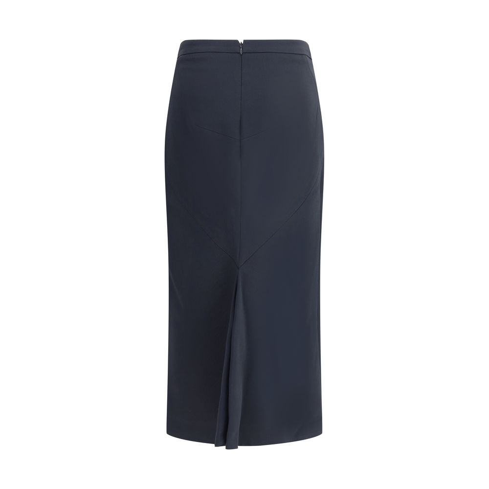Jupe midi Givenchy avec détail plissé