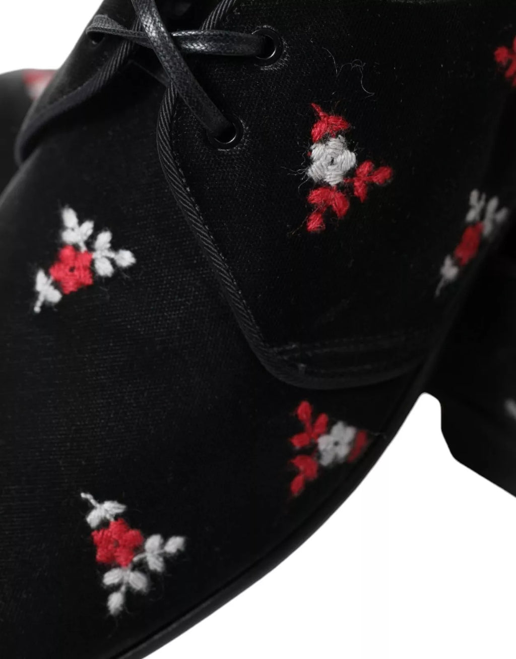 Robe de soirée en velours noir à fleurs Dolce &amp; Gabbana