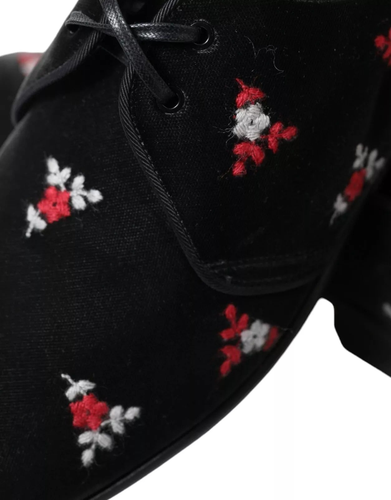 Robe de soirée en velours noir à fleurs Dolce &amp; Gabbana