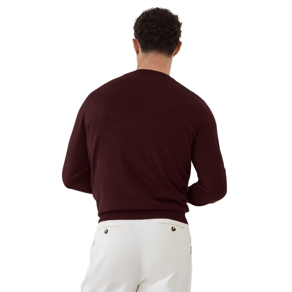 Pull en cachemire rouge Brunello Cucinelli