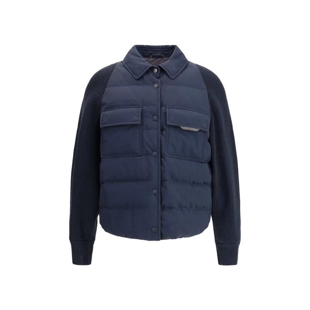Veste Brunello Cucinelli avec détails de bijoux emblématiques