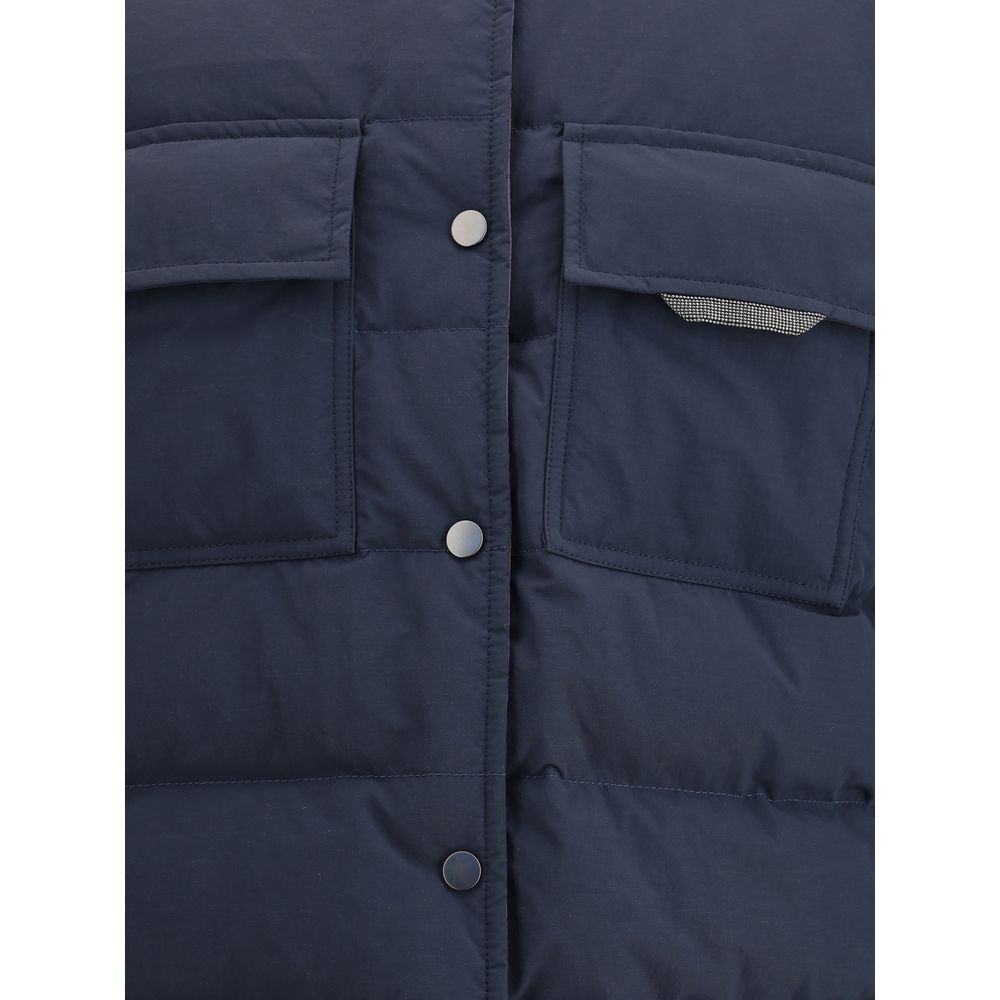 Veste Brunello Cucinelli avec détails de bijoux emblématiques
