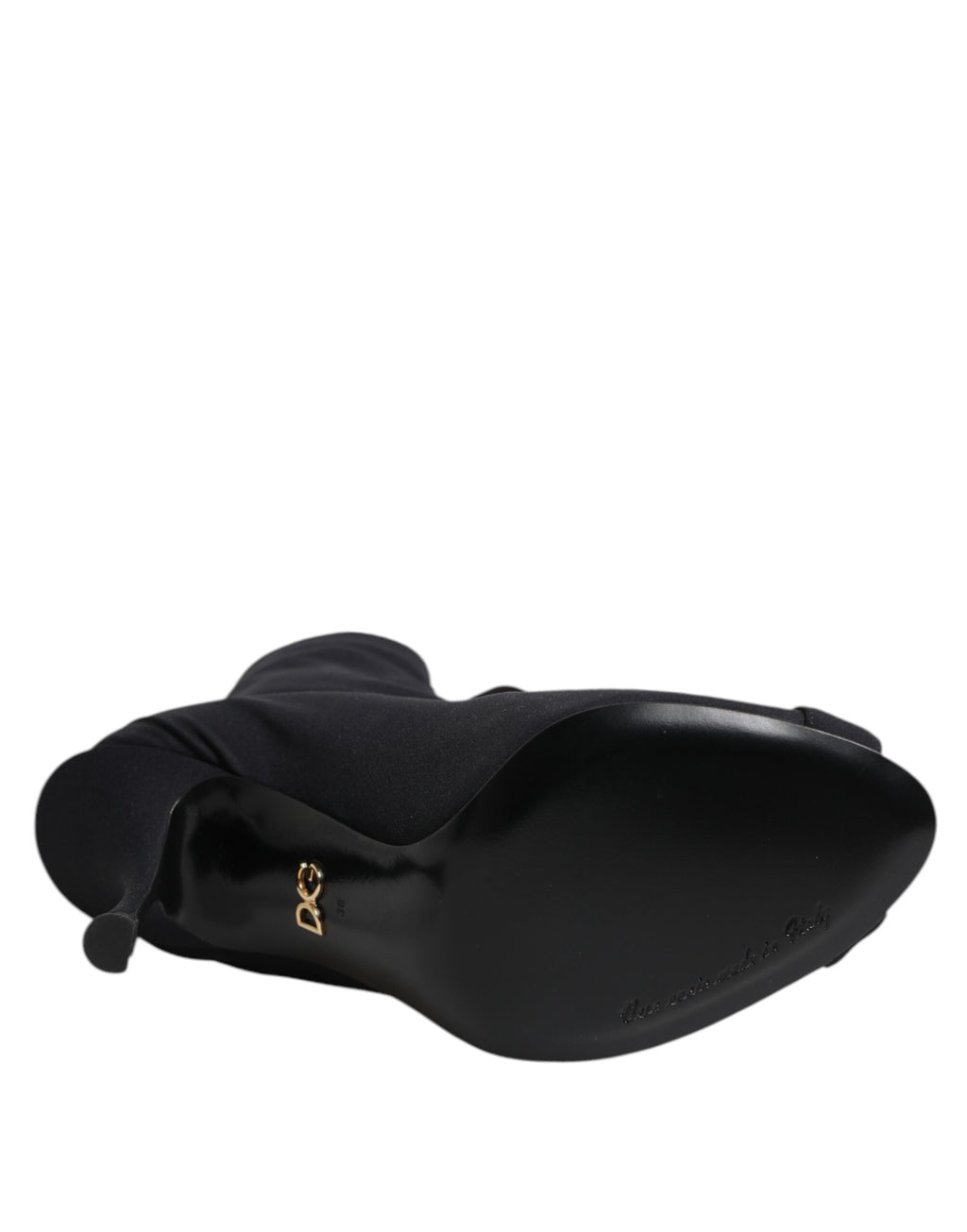 Chaussures à lacets et talons aiguilles noirs Dolce &amp; Gabbana