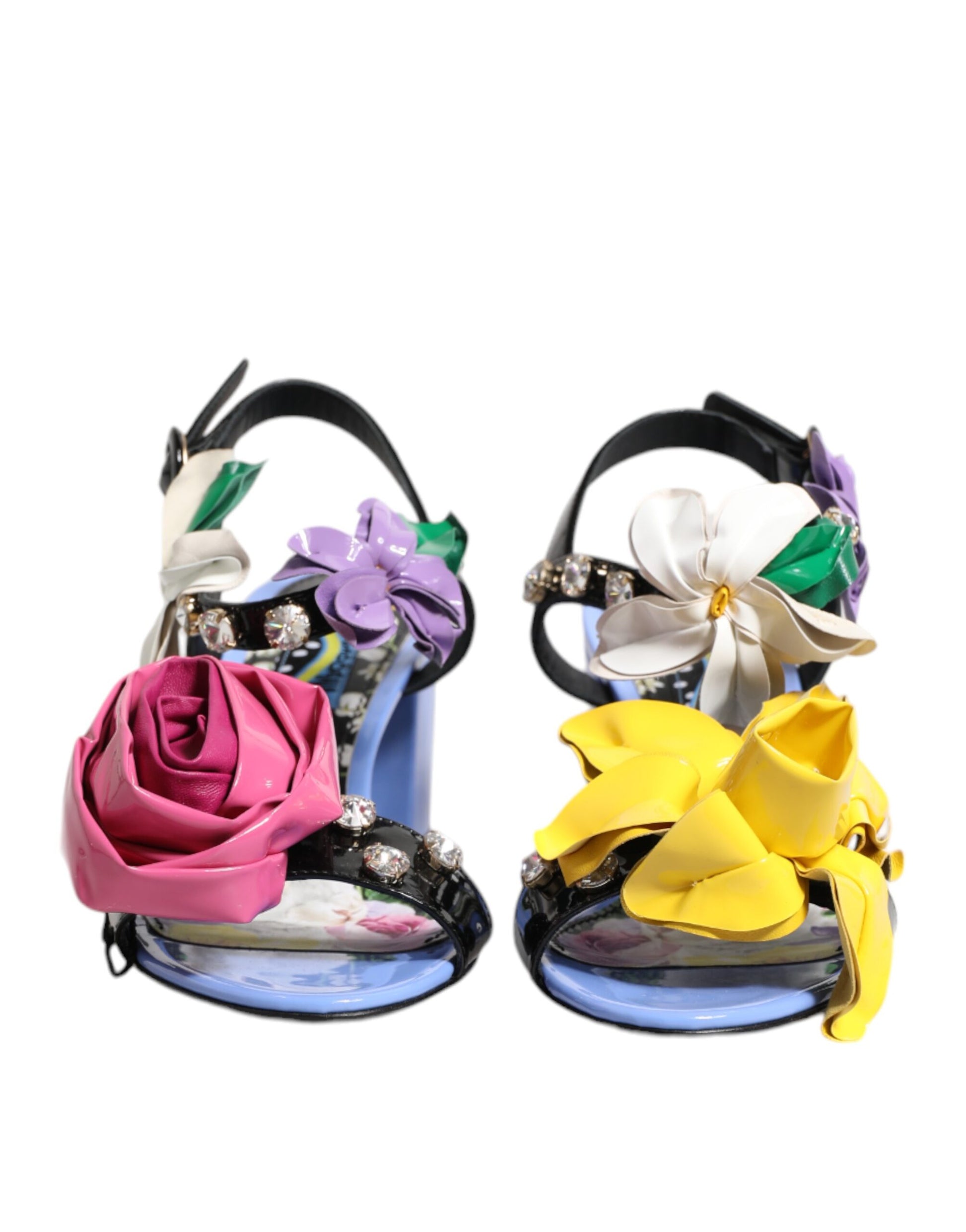 Sandales Dolce &amp; Gabbana KEIRA à cristaux floraux multicolores