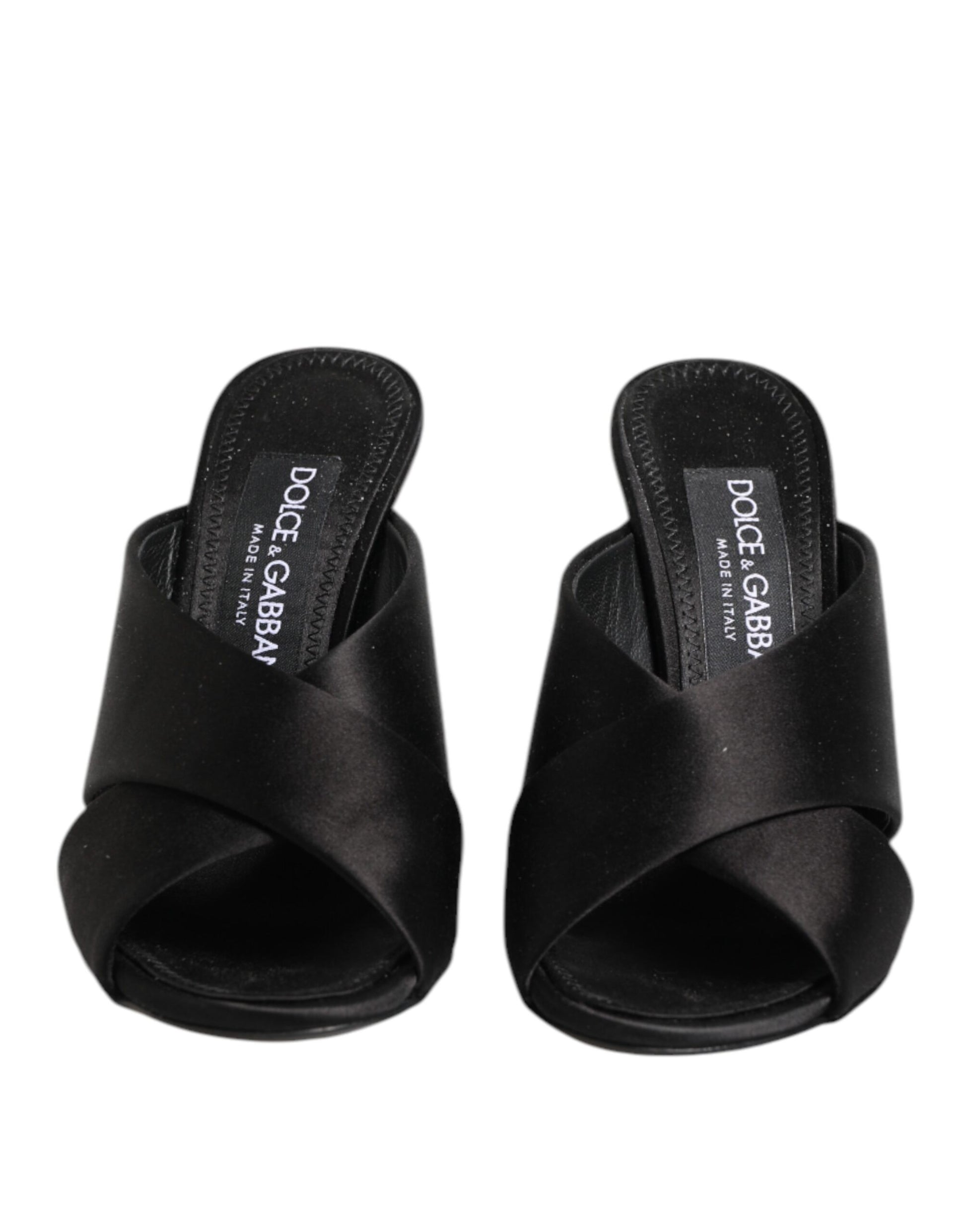 Sandales à talons hauts baroques noires Dolce &amp; Gabbana Keira