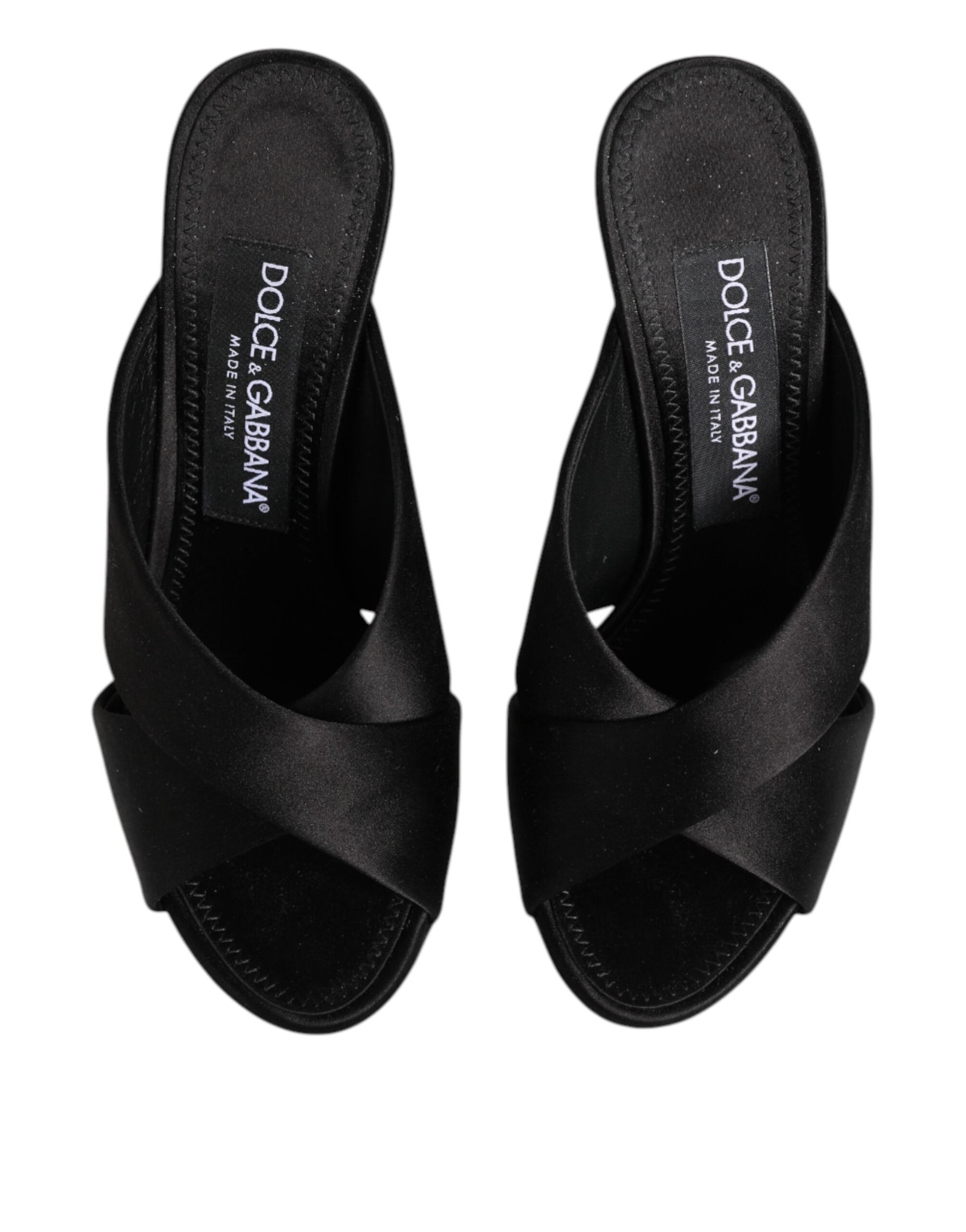 Sandales à talons hauts baroques noires Dolce &amp; Gabbana Keira