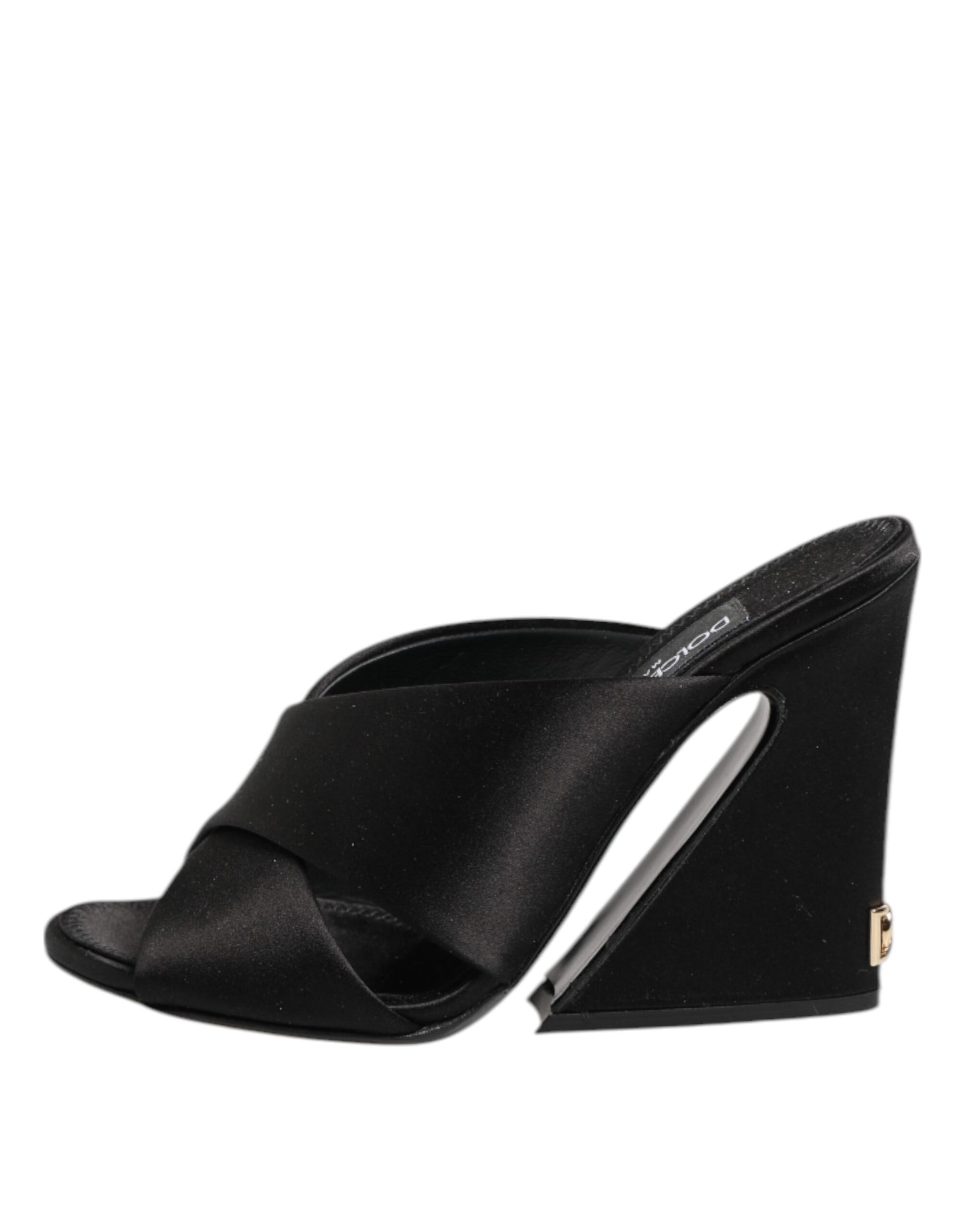 Sandales à talons hauts baroques noires Dolce &amp; Gabbana Keira